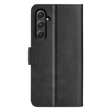 SKALO Samsung A55 5G Premium Wallet Lompakkokotelo - Musta