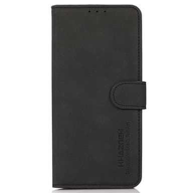 SKALO Samsung A35 5G KHAZNEH Lompakkokotelo PU-nahasta - Musta