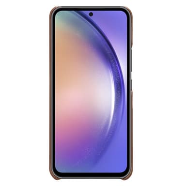 SKALO Samsung A35 5G PU-nahkainen Suojakuori - Ruskea