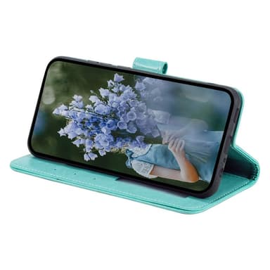 SKALO Samsung A55 5G Mandala lompakkokotelo - Turkoosi