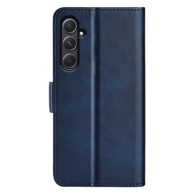 SKALO Samsung A55 5G Premium Wallet Lompakkokotelo - Sininen