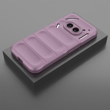 SKALO Nothing Phone (2a) Rugged Bumpers TPU-suojakuori - Violetti