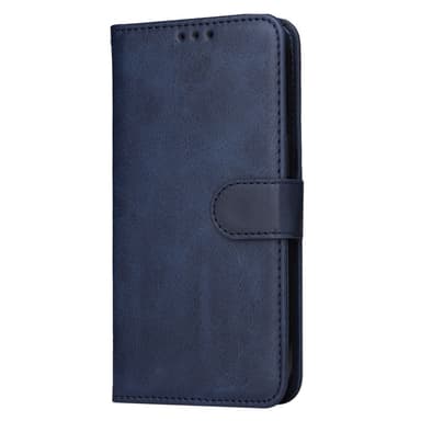 SKALO Samsung A55 5G PU-nahkainen Lompakkokotelo - Sininen