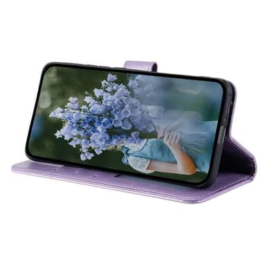 SKALO Samsung A55 5G Mandala lompakkokotelo - Violetti