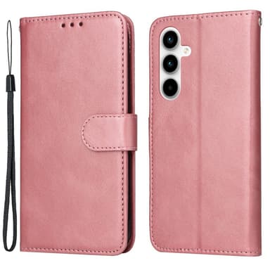 SKALO Samsung A35 5G PU-nahkainen Lompakkokotelo - Pinkki