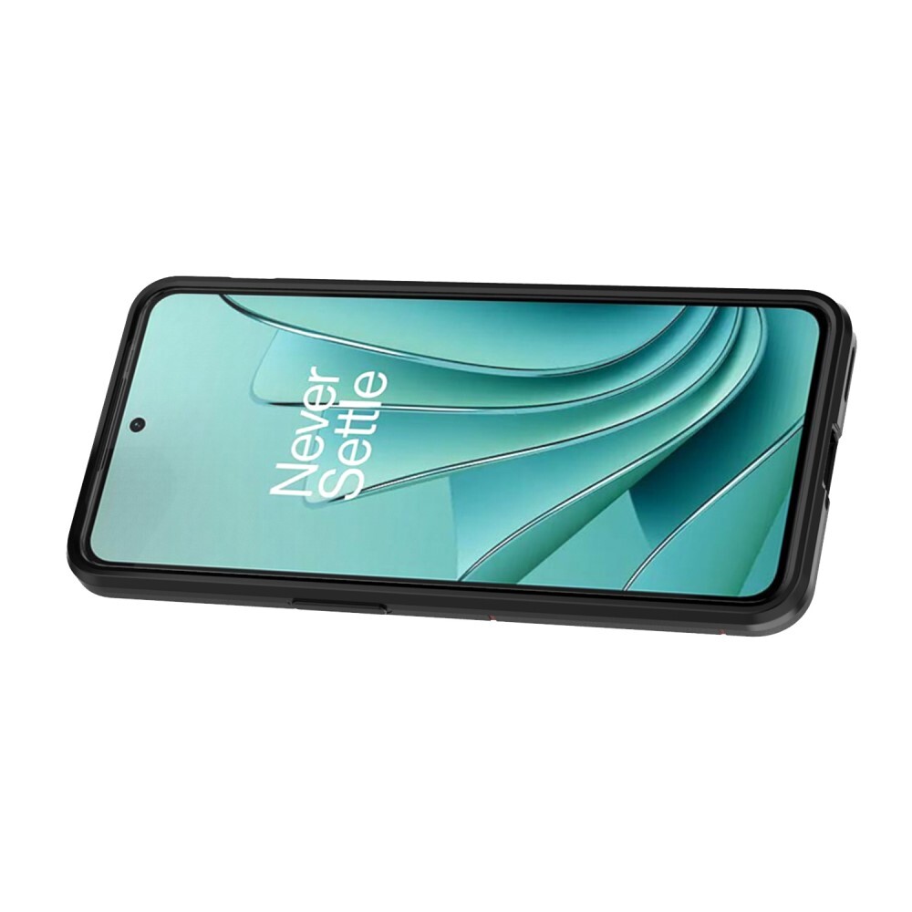 SKALO OnePlus Nord 3 5G / Ace 2V Armor Hybridi metallirengas kuori - Musta