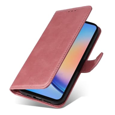 SKALO Samsung A35 5G PU-nahkainen Lompakkokotelo - Pinkki