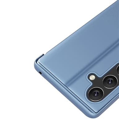 SKALO Samsung A35 5G Clear View Mirror Lompakko - Violetti