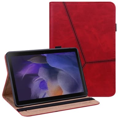SKALO Samsung Tab A8 PU-nahkainen Lompakkokotelo - Punainen