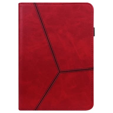 SKALO Samsung Tab A8 PU-nahkainen Lompakkokotelo - Punainen
