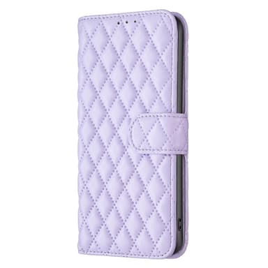 SKALO Samsung A35 5G BINFEN COLOR Tikattu Lompakko - Violetti