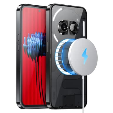 SKALO Nothing Phone (2a) Magic Shield Metal Magnetic Ring - Musta