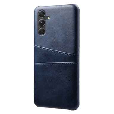 SKALO Samsung A55 5G PU-nahkainen Suojakuori Lompakolla - Sininen