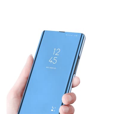 SKALO Samsung A35 5G Clear View Mirror Lompakko - Violetti
