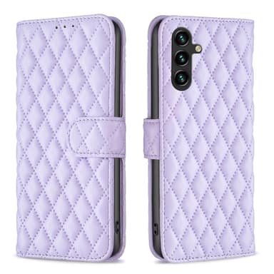 SKALO Samsung A35 5G BINFEN COLOR Tikattu Lompakko - Violetti