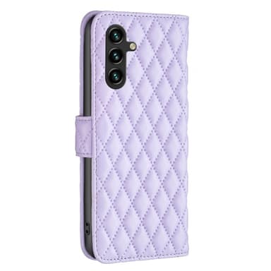 SKALO Samsung A35 5G BINFEN COLOR Tikattu Lompakko - Violetti