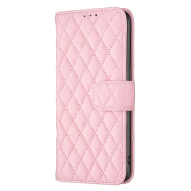 SKALO Samsung A55 5G BINFEN COLOR Tikattu Lompakko - Pinkki