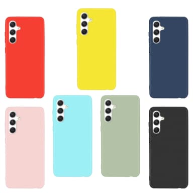 SKALO Samsung A55 5G Ultraohut TPU-kuori - Keltainen