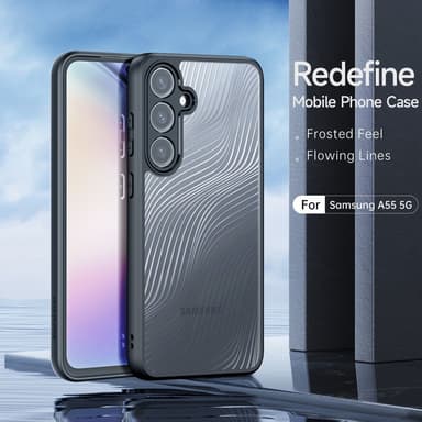 DUX DUCIS Samsung A55 5G Aimo Series Suojakuori - Musta