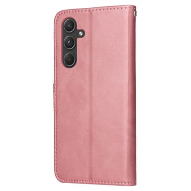 SKALO Samsung A55 5G PU-nahkainen Lompakkokotelo - Pinkki