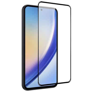 SKALO Samsung Galaxy A55 5G Koko Näytön Panssarilasi - Musta