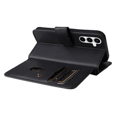 SKALO Samsung A35 5G 10-lokeroa Lompakkokotelo - Musta