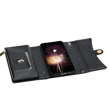 SKALO Samsung A55 5G Evelope Clutch 8-Lokeroa - Musta