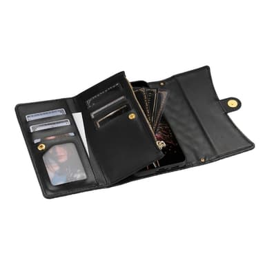 SKALO Samsung A55 5G Evelope Clutch 8-Lokeroa - Musta