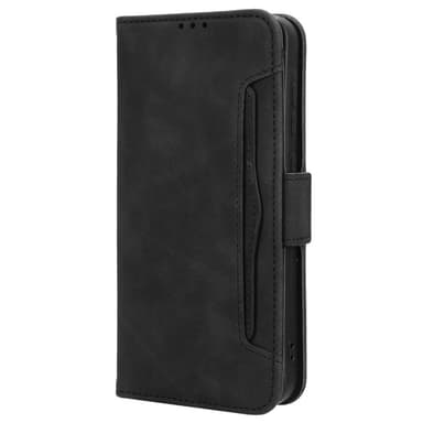 SKALO Samsung A55 5G 6-lokeroa Lompakkokotelo - Musta