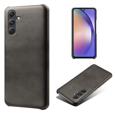 SKALO Samsung A35 5G PU-nahkainen Suojakuori - Harmaa