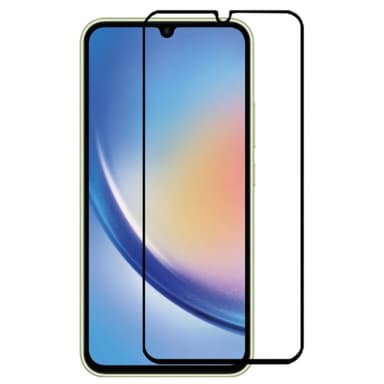 SKALO Samsung Galaxy A35 5G Koko Näytön Panssarilasi - Musta