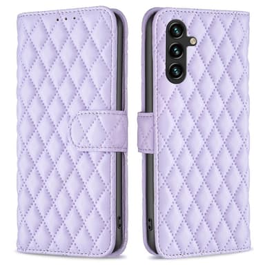SKALO Samsung A55 5G BINFEN COLOR Tikattu Lompakko - Violetti
