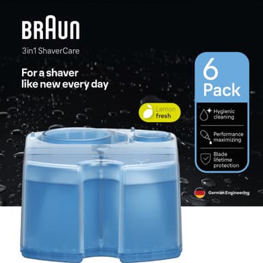 Braun Clean & Charge täyttökasetit 226356 (6 kpl)