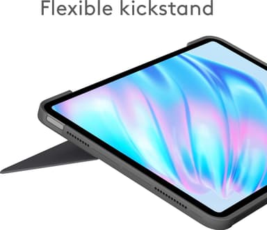 Logitech Combo Touch iPad Air 11 näppäimistökotelo (M2) (harmaa)