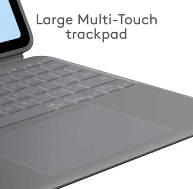 Logitech Combo Touch iPad Air 13 näppäimistökotelo (M2) (harmaa)
