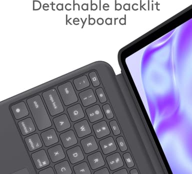 Logitech Combo Touch näppäimistökotelo iPad Pro 13 (M4) (grafiitti)