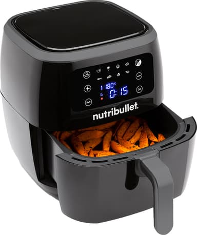 Nutribullet XXL digitaalinen kiertoilmakypsennin NBA071B (musta)