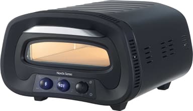Nordic Sense sähkökäyttöinen pizzauuni 33364 (musta)