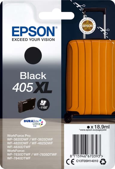 EPSON 405XL mustekasetti (musta)