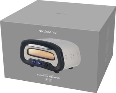 Nordic Sense sähkökäyttöinen pizzauuni 33530 (beige