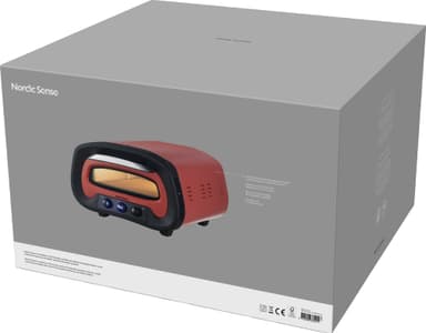 Nordic Sense sähkökäyttöinen pizzauuni 33531 (terrakotta)