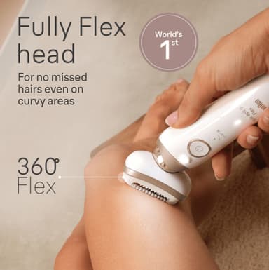 Braun Silk-épil 9 Flex epilaattori SES90413D (valkoinen)