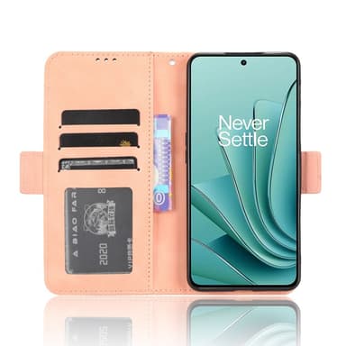 SKALO OnePlus Nord 3 5G / Ace 2V 6-lokeroa Lompakkokotelo - Pinkki