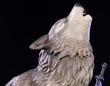 First 4 Figures Dark Souls toimintafiguuri (The Great Gray Wolf Sif)