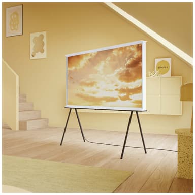 Samsung 43" LS01D The Serif 4K QLED älytelevisio (2024, valkoinen)