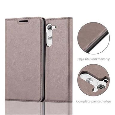 LG G3 MINI / G3 S Suojakuori Lompakkokotelo (Ruskea)