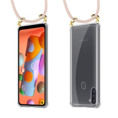 Samsung Galaxy A11 / M11 Suojakuori Kotelo (Pinkki)