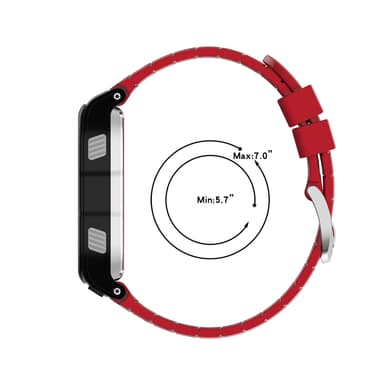 Kellon hihna silikonia Punainen Garmin 920XT