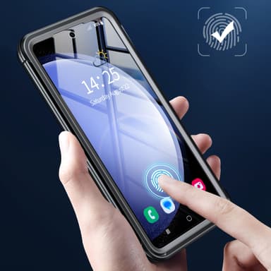 Pudotus- ja naarmuuntumaton matkapuhelinkotelo Samsung Galaxy S24 -sarjalle Musta Samsung Galaxy S24 Ultra