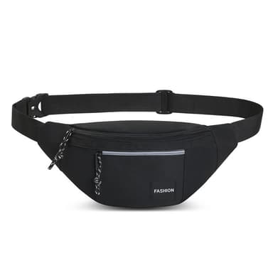 Roisketiivis vyötärölaukku crossbody-laukku Musta